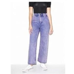 American Apparel Womens Jeans The Crop Wide Leg Sz. 26 NWT